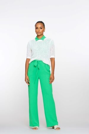 Geisha Geisha pants crinckle 51127-21 Broek 530 green