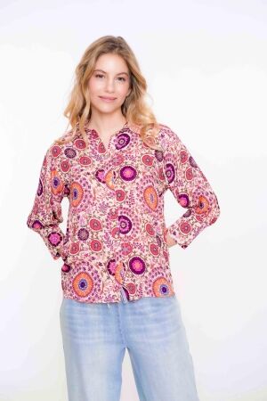 Geisha Geisha blouse 53238-20 Blouse 300 lilac/orange