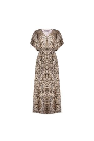 Geisha Geisha dress 57092-20 Jurk 720 sand/black