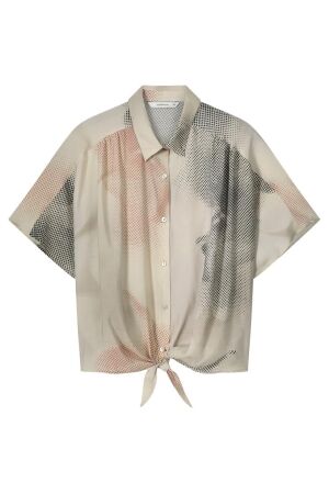 SUMMUM SUMMUM blouse batsleeves clouds & dots Blouse 120 multicolour