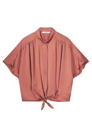 SUMMUM SUMMUM blouse batsleeves silky touch Blouse 505 sephia blush