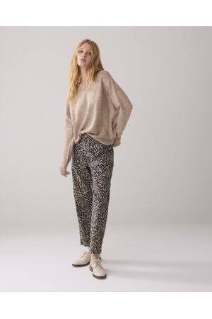 SUMMUM SUMMUM mom fit pant dry stretch twill Broek 703 khaki