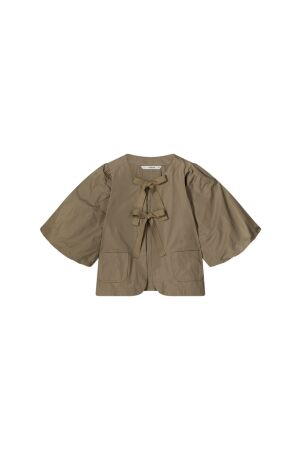 SUMMUM SUMMUM blouse taft Blouse 703 khaki
