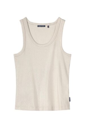 SUMMUM SUMMUM rib tanktop cotton rib (3s4873) Tops en Singlets 122 ivory
