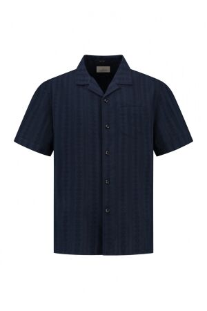 DSTREZZED DSTREZZED sirius resort shirt Overhemd 649 dk. navy