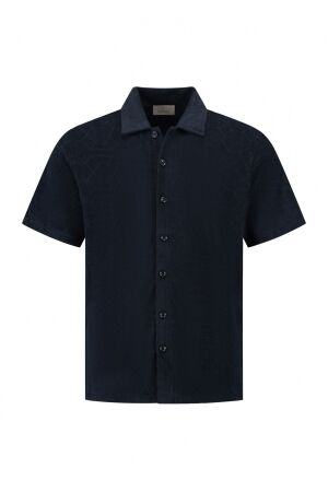 DSTREZZED DSTREZZED myron shortsleeve shirt Overhemd 649 dk. navy