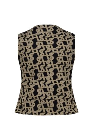 Studio Anneloes Studio Anneloes trixi structure gilet 12086 Gilets 2200 latte