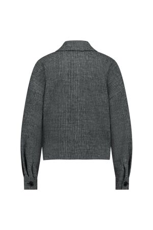 Studio Anneloes Studio Anneloes brioni bnd tweed jacket 12096 Jackets 9011 black/off white