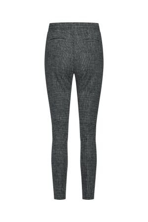 Studio Anneloes Studio Anneloes downstairs bnd tweed trousers 12097 Broek 9011 black/off white