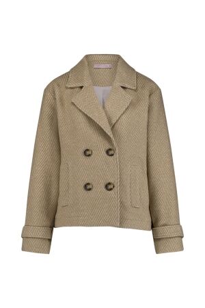 Studio Anneloes Studio Anneloes meriel herringbone jacket 12103 Jackets 8100 beige