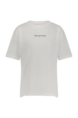 Studio Anneloes Studio Anneloes klaske texas tshirt 12174 T-shirt Korte mouw 1100 off white