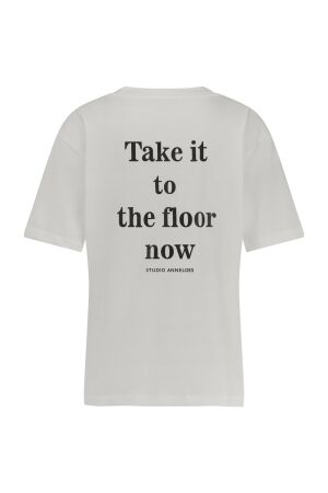 Studio Anneloes Studio Anneloes klaske texas tshirt 12174 T-shirt Korte mouw 1100 off white