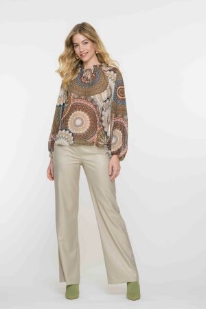 Geisha Geisha pants shimmer 51110-32 Broek 25 gold