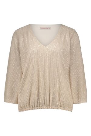 Studio Anneloes Studio Anneloes victoria sequins top 12199 T-shirt Lange mouw 1400 kit