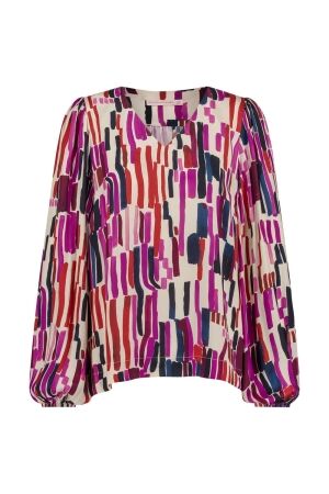 Studio Anneloes Studio Anneloes layla stripe top 12242 T-shirt Lange mouw 9997 multi color