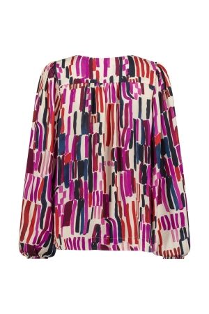 Studio Anneloes Studio Anneloes layla stripe top 12242 T-shirt Lange mouw 9997 multi color