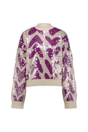Studio Anneloes Studio Anneloes noah heart pullover 12250 Trui 1451 kit/magenta