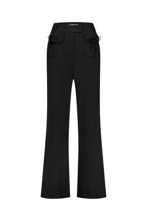 Studio Anneloes Studio Anneloes romi bow trousers 12245 Broek 9000 black