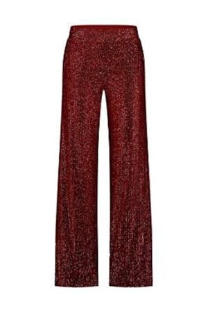 Studio Anneloes Studio Anneloes tracey sequins trousers 12037 Broek 3600 merlot 3600 merlot