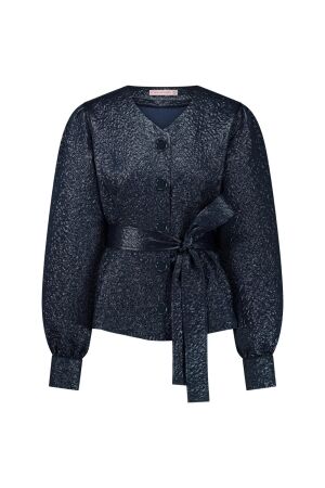 Studio Anneloes Studio Anneloes pams shiny jacket 12239 Jackets 6900 dark blue
