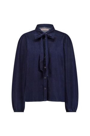 Studio Anneloes Studio Anneloes stella denim blouse 12260 Blouse 6201 denim blue/silver