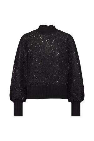 Studio Anneloes Studio Anneloes mireille sequins pullover 12262 Trui 9000 black