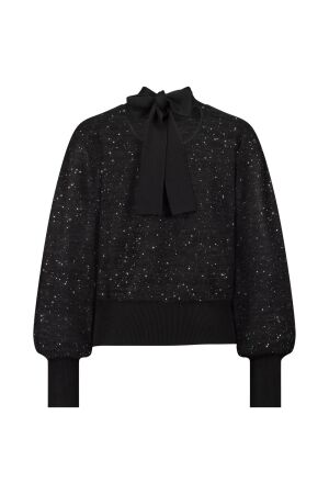 Studio Anneloes Studio Anneloes mireille sequins pullover 12262 Trui 9000 black