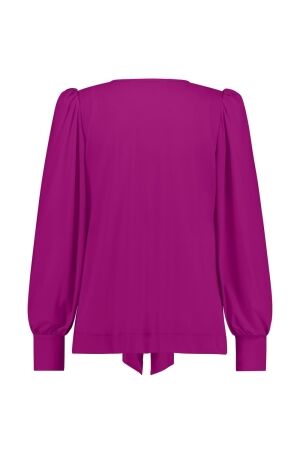 Studio Anneloes Studio Anneloes laurencia bow blouse 12212 Blouse 5100 magenta