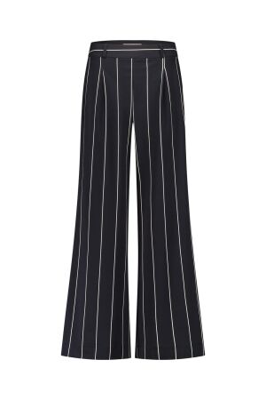 Studio Anneloes Studio Anneloes colette stripe trousers 12214 Broek 9014 black/kit