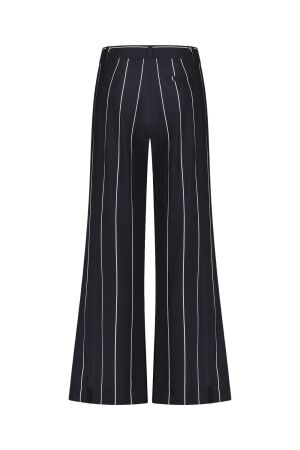 Studio Anneloes Studio Anneloes colette stripe trousers 12214 Broek 9014 black/kit