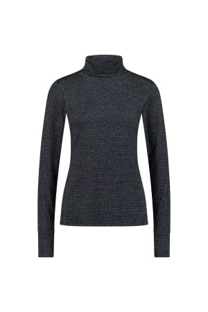 Studio Anneloes Studio Anneloes faira col top 12237 T-shirt Lange mouw 6900 dark blue