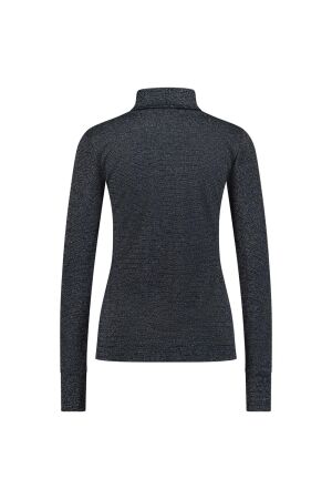 Studio Anneloes Studio Anneloes faira col top 12237 T-shirt Lange mouw 6900 dark blue