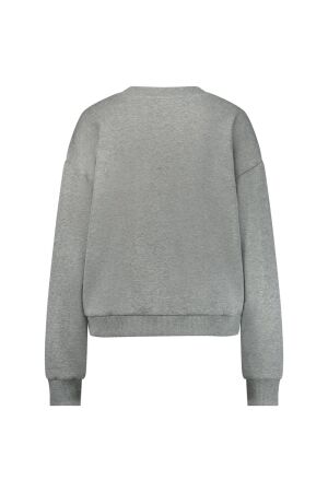 Studio Anneloes Studio Anneloes ninay face sweater 12259 Sweater 9500 grey melange