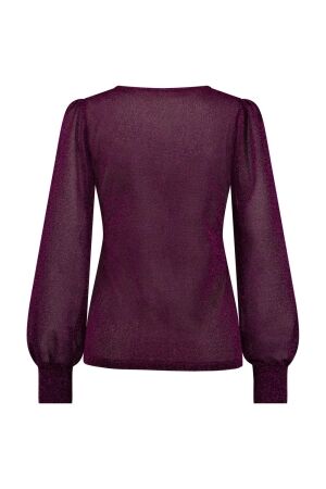 Studio Anneloes Studio Anneloes sophie sparkle top 12247 T-shirt Lange mouw 5100 magenta