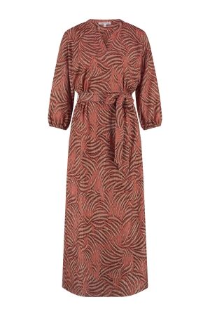 Tramontana Tramontana dress plume parade d03-15-501 Jurk 099993-printpapaya
