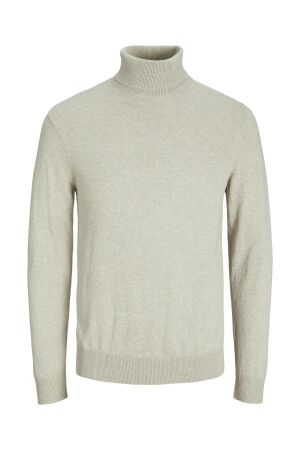 Jack & Jones Jack & Jones jjeemil knit roll neck noos Trui oatmeal melange
