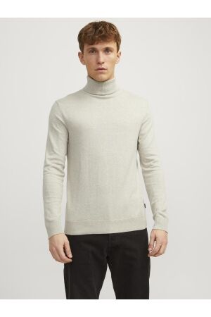 Jack & Jones Jack & Jones jjeemil knit roll neck noos Trui oatmeal melange