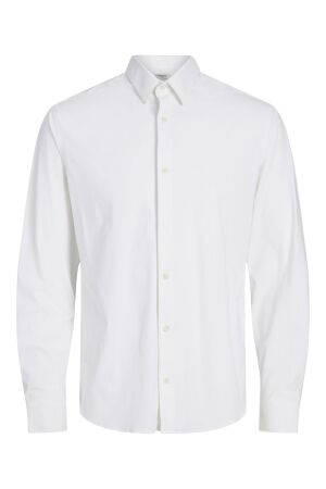Jack & Jones Jack & Jones jprblaactive stretch l/s shirt sn Overhemd white slim fit