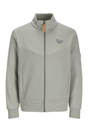 Jack & Jones Jack & Jones jprblufrankie sweat zip high neck Vest ghost gray