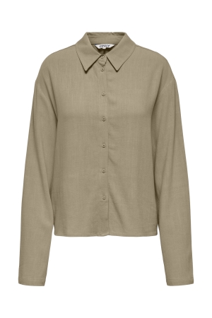 Only Only onlsolvi l/s linen bl shirt cc pnt Blouse coriander
