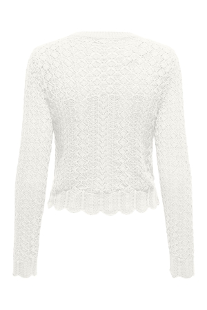 Only Only onlsaga life ls o-neck cc knt Trui cloud dancer
