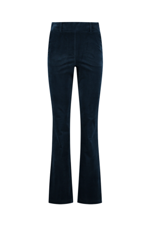 Helena Hart Helena Hart 7559 broek flair velvet Flared marine