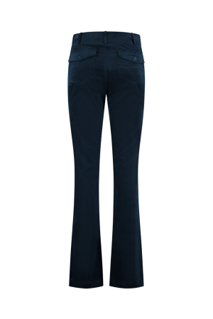 Helena Hart Helena Hart 7559 broek flair velvet Flared marine