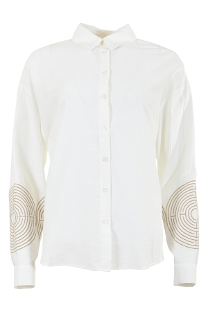 Maicazz Maicazz minde sp25.20.316 Blouse offwhite /l.sand