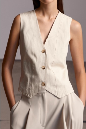 Zizo Zizo rowani sp25.rwi.014 Gilets coconut milk