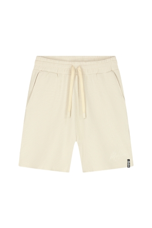 Malelions Malelions signature waffle short mm2-ss25-34 Korte broeken 120 beige