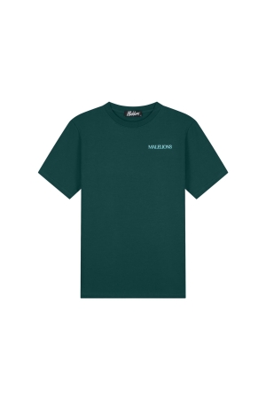 Malelions Malelions amazon t-shirt mm2-ss25-39 Print T-shirts 803 petrol green