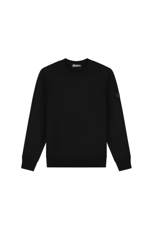 Malelions Malelions knitted crewneck mm1-ps25-02 Trui 900 black