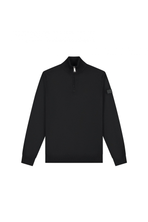 Malelions Malelions knitted quarter zip mm1-ps25-05 Trui 900 black