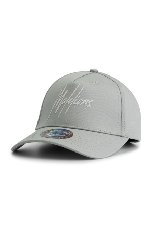 Malelions Malelions striped signature logo cap ma1-ss25-01 Caps 287 pale aqua